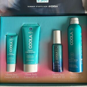 Cool sunscreen set